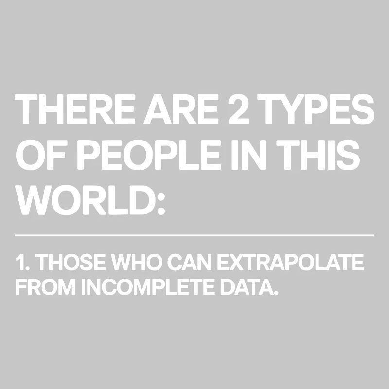 Statistics Analysis Data Science Extrapolation