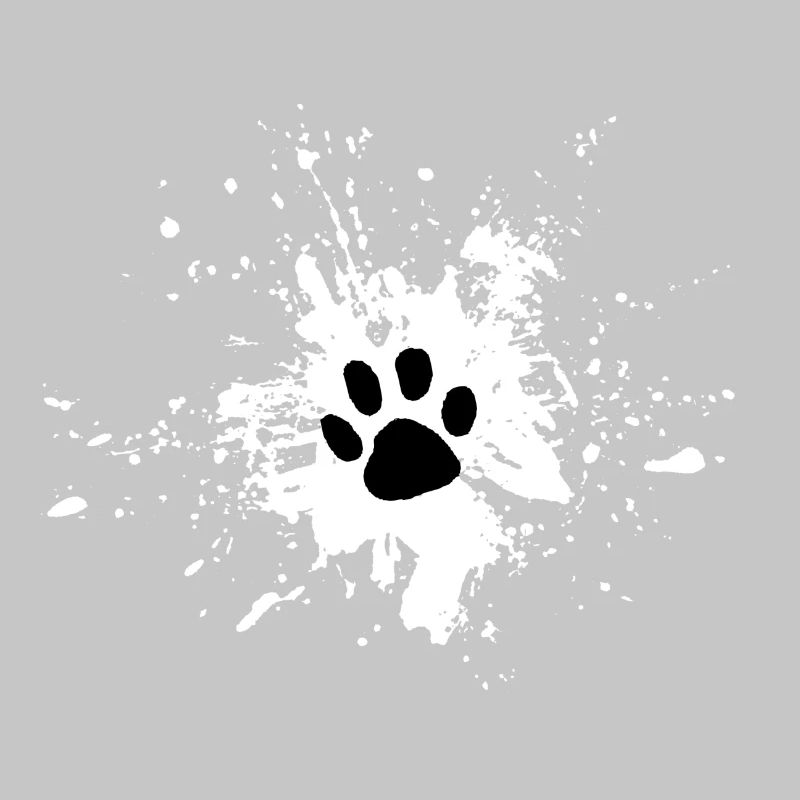 Pawprint Spritz Muster