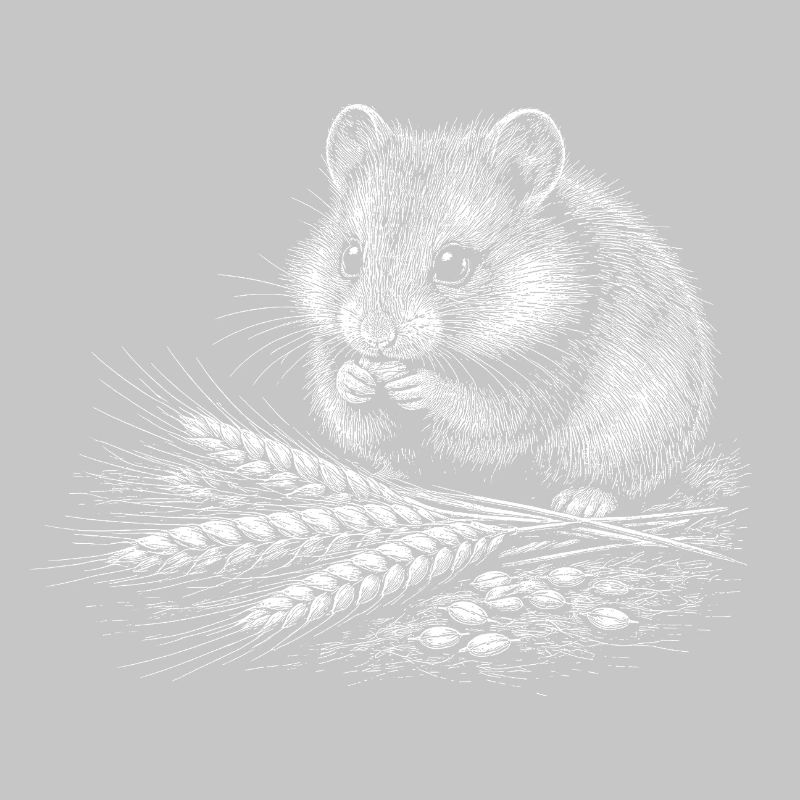 Des hamsters dans le feuillage