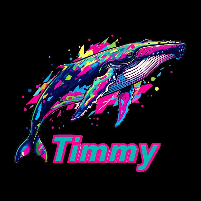 Graffiti néon de Timmy