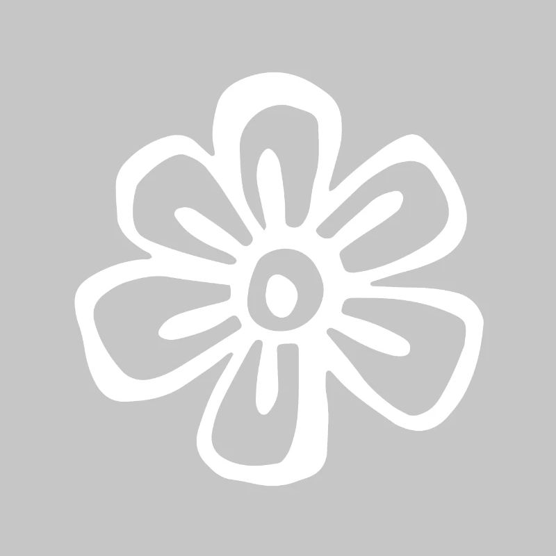 A white flower with broad strokes.