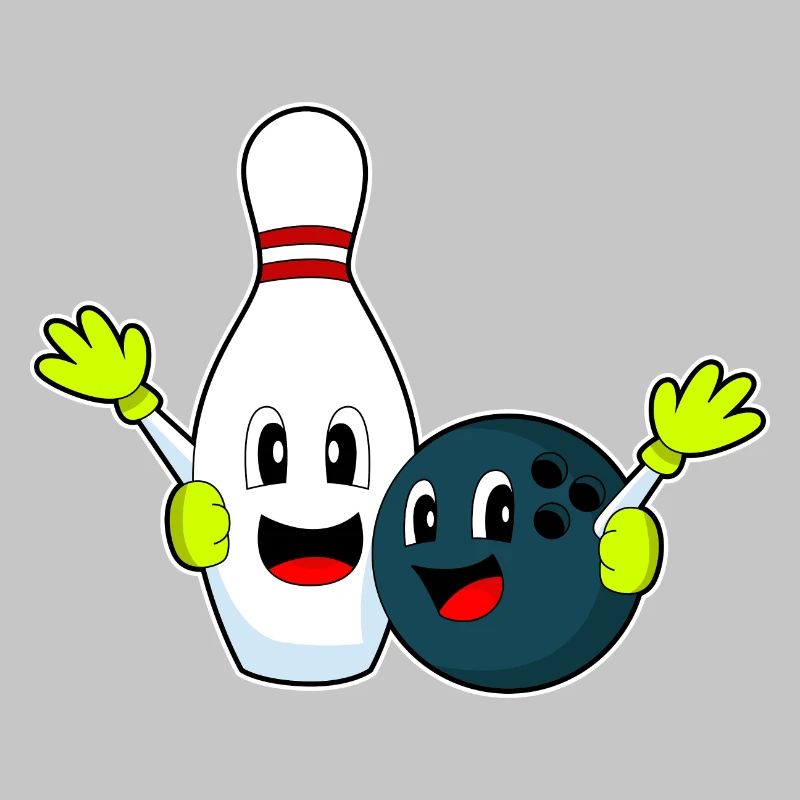 Quille à boule de bowling