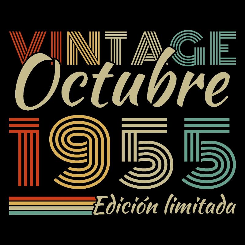 October 1955 Vinatge Retro Birthday Gift
