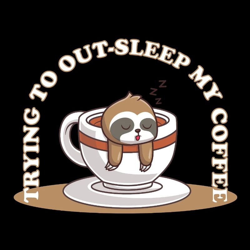 Essayer de dormir plus longtemps que mon café – Sloth Coffee