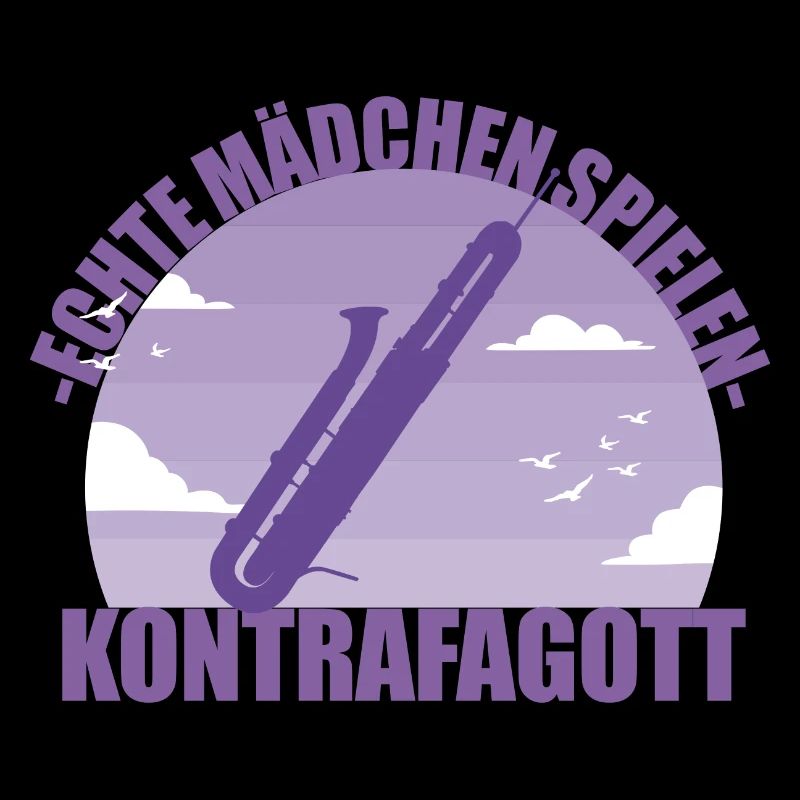 Kontrafagott Musikerin Instrument Mädchen Geschenk