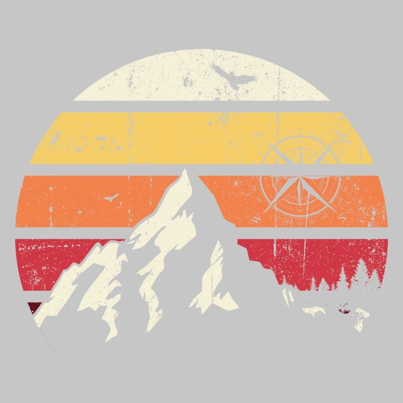 Alpine Sunset Kompass