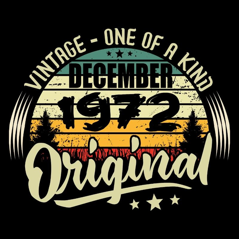 Dezember 1972 - Vintage Authentic Dezember 1972