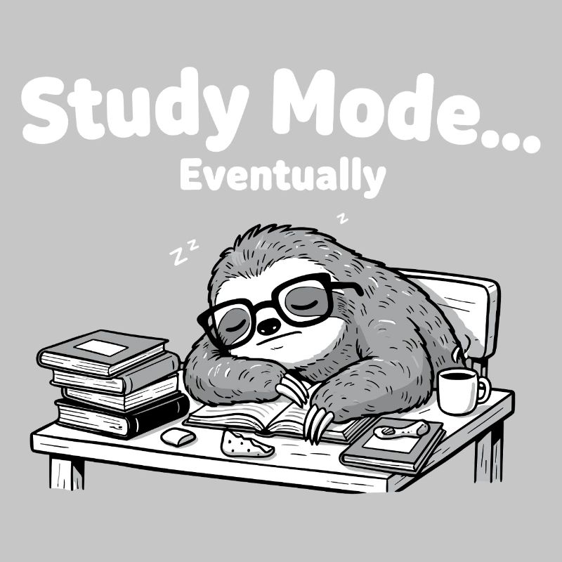 Schlafmodus Sloth am Schreibtisch
