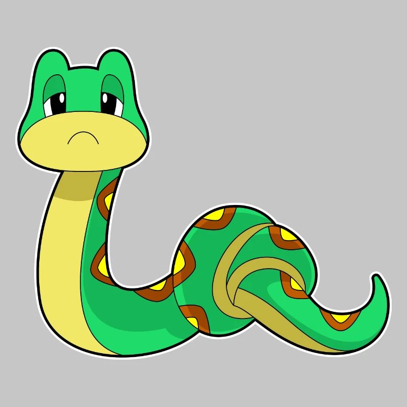 Snake with knots