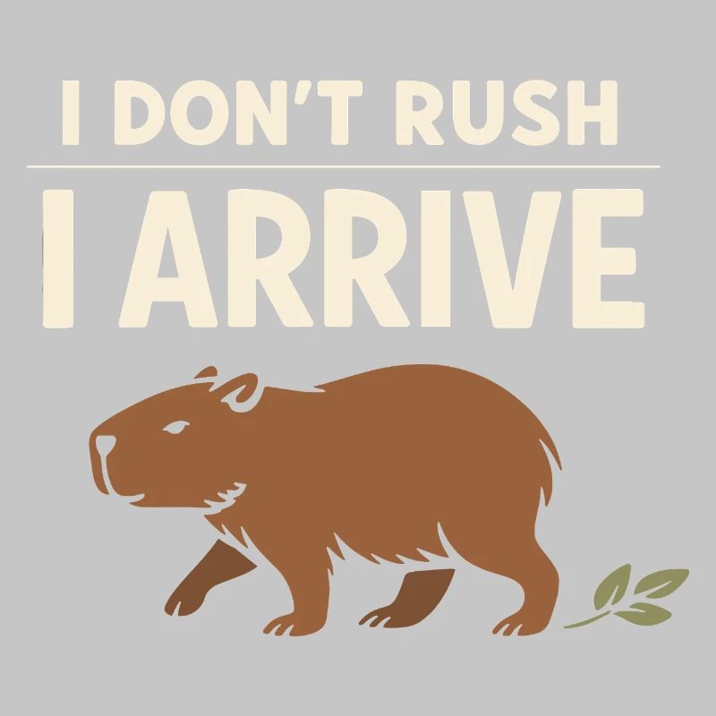Cute Capybara Stress Reliever, No Stress,