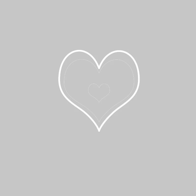 Minimal Heart Duo Outline