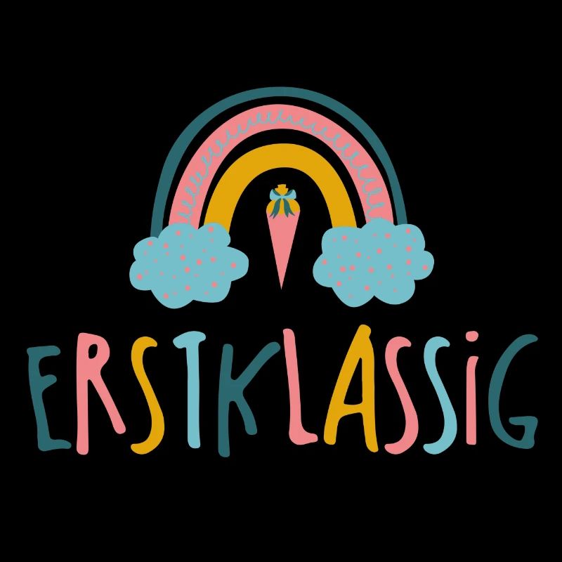 Erstlassig - Schulkind - Regenbogen