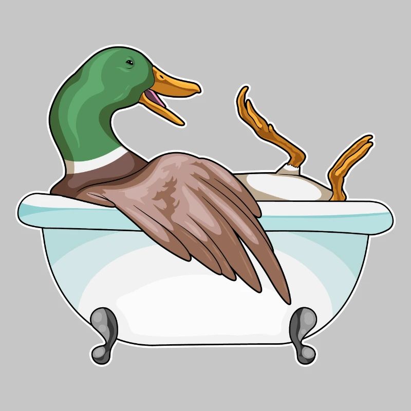 Baignoire de bain de canard
