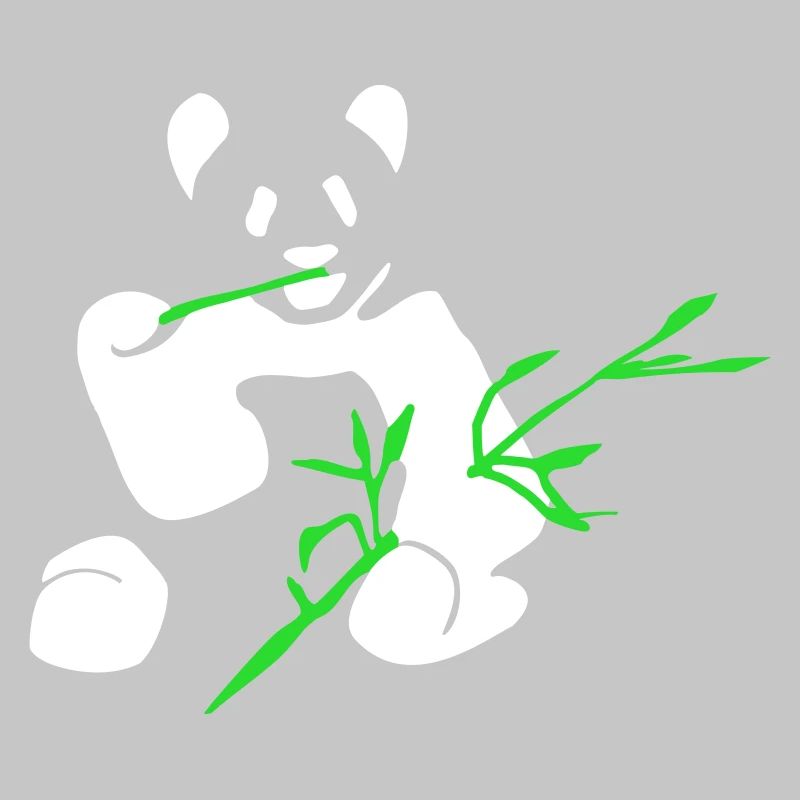 Panda mit Bambus