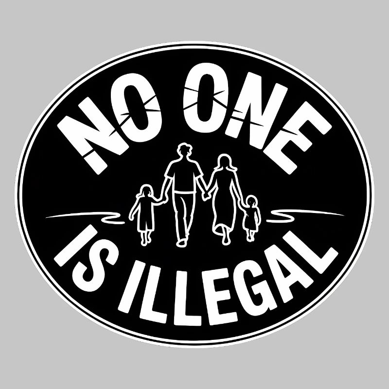 No Human Illegal - Refugees welcome