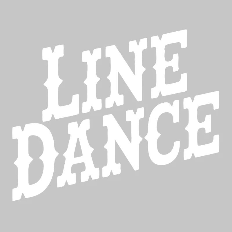 Style typographique de la danse en ligne
