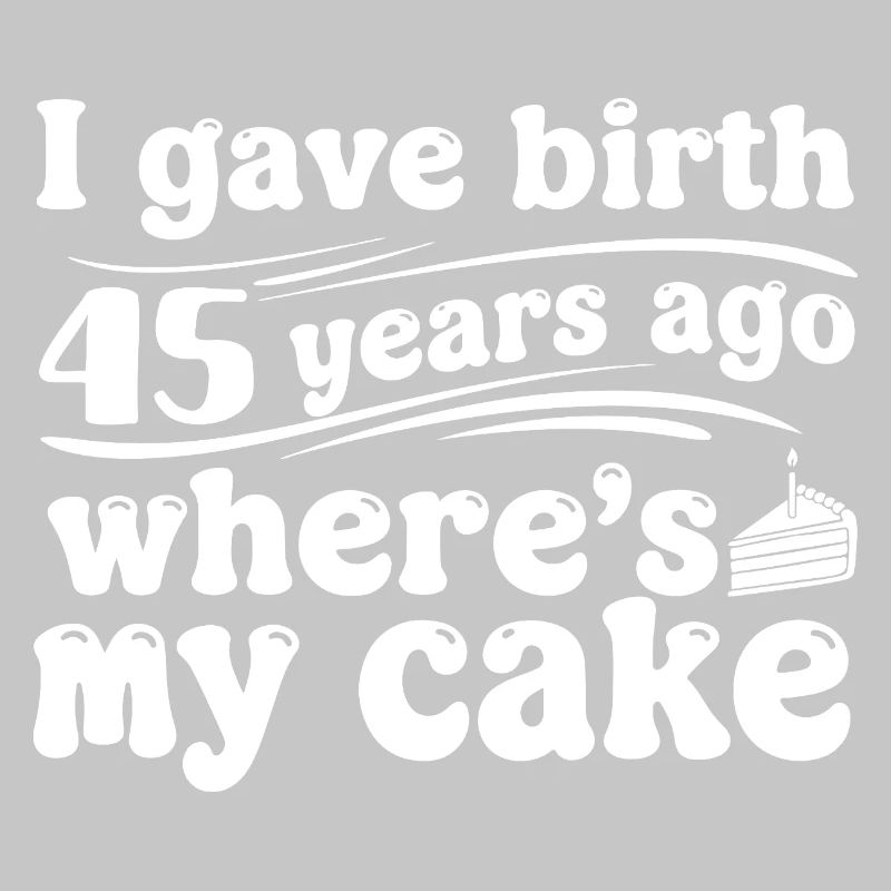 Birthday 45 years ago – cake?