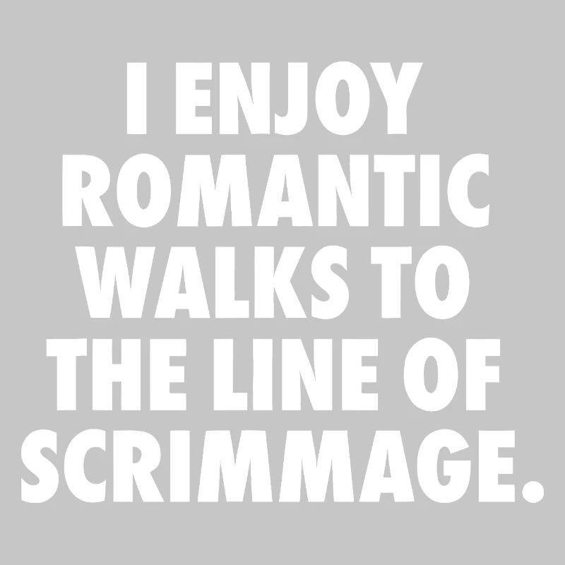 Romantic Scrimmage Line Tee