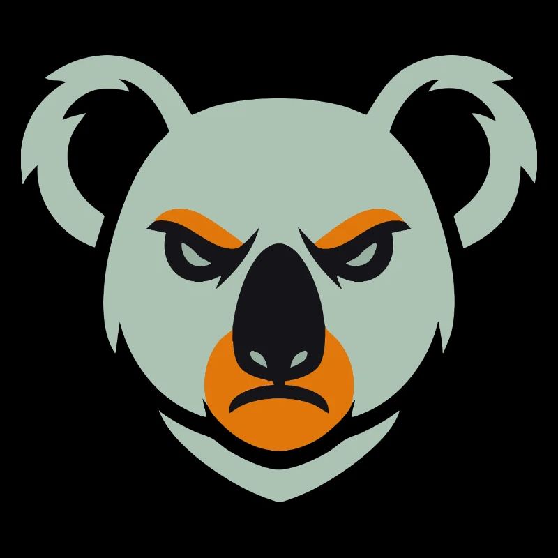 Wütender Koala Blick