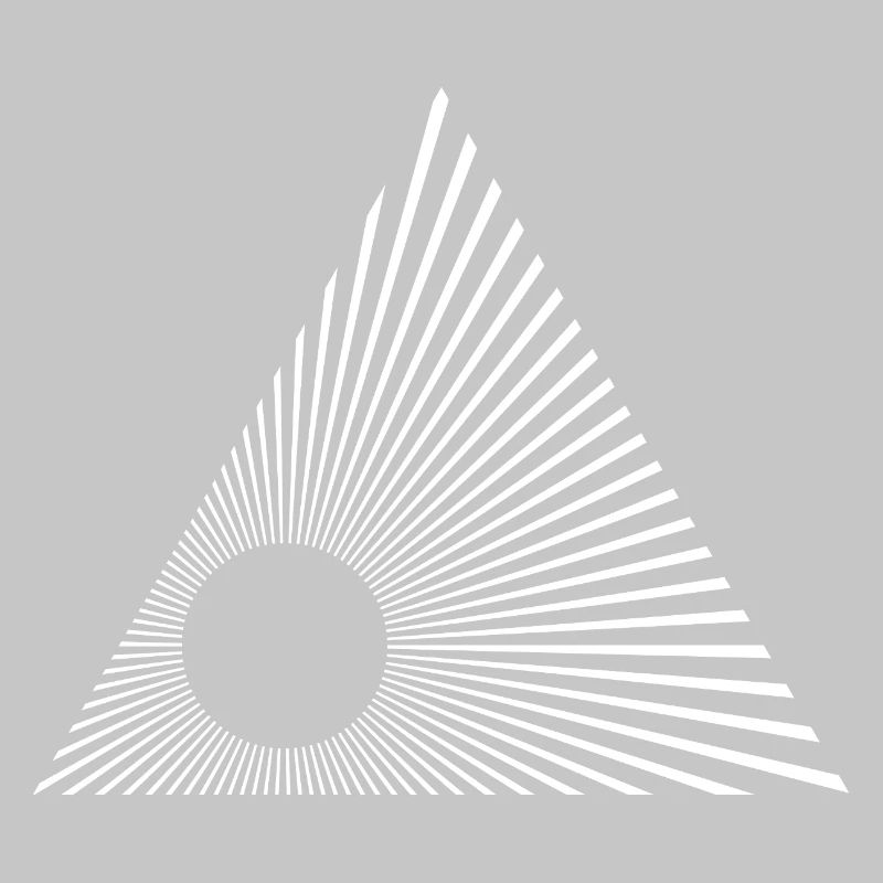 Radiant Triangle Rays