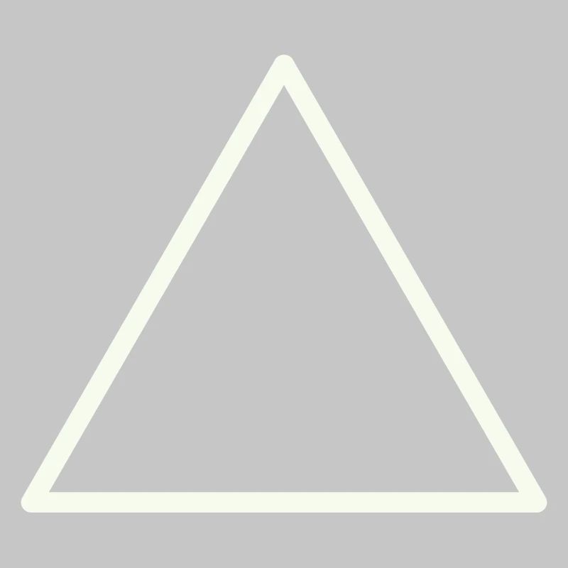 Geometric Shape Triangle Outline