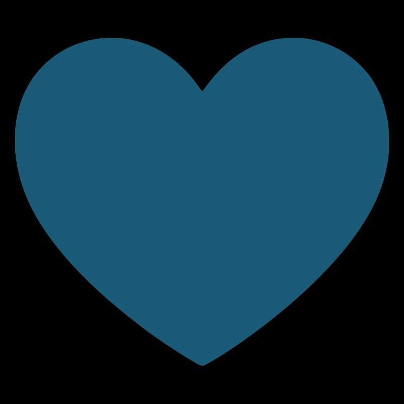 blaues Herz Geschenk Valentinstag