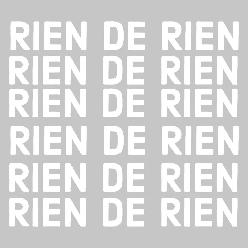 rien de rien