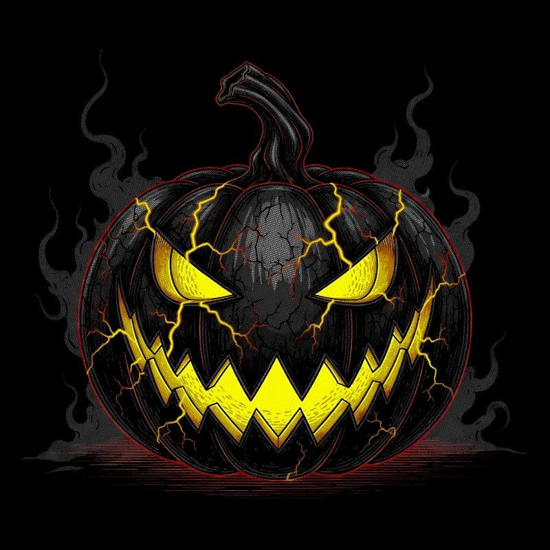 Evil Lightning Pumpkin