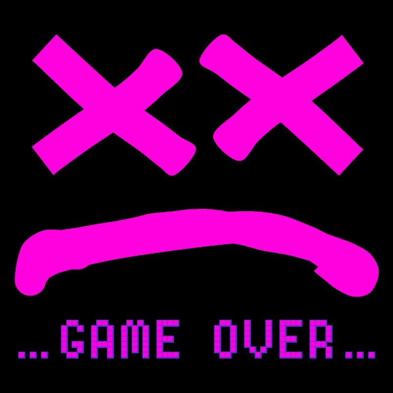 Game Over sans sourire rose