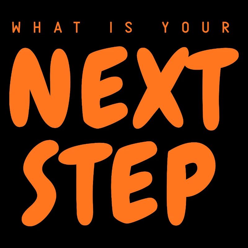 Next Step Orange Font, Next Step