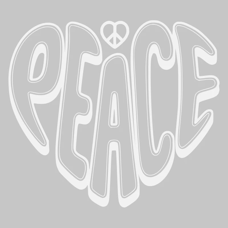 Peace Graffiti mit Peacezeichen 