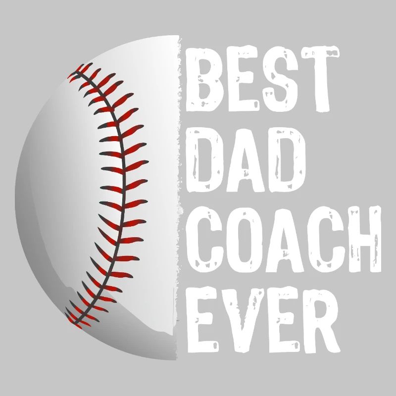 Bester Vater-Trainer aller Zeiten Baseball-Tee