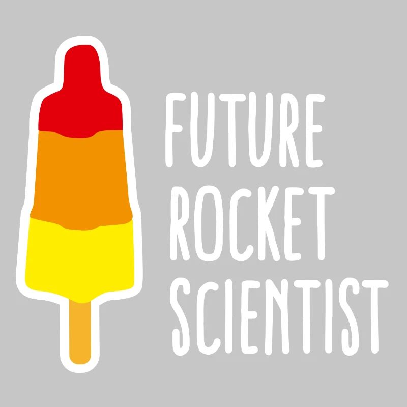 Future rocket scientist Eis Abschluss Rakete
