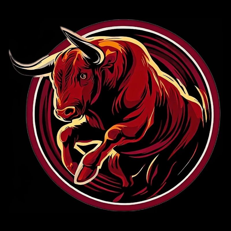 Wütender Stier