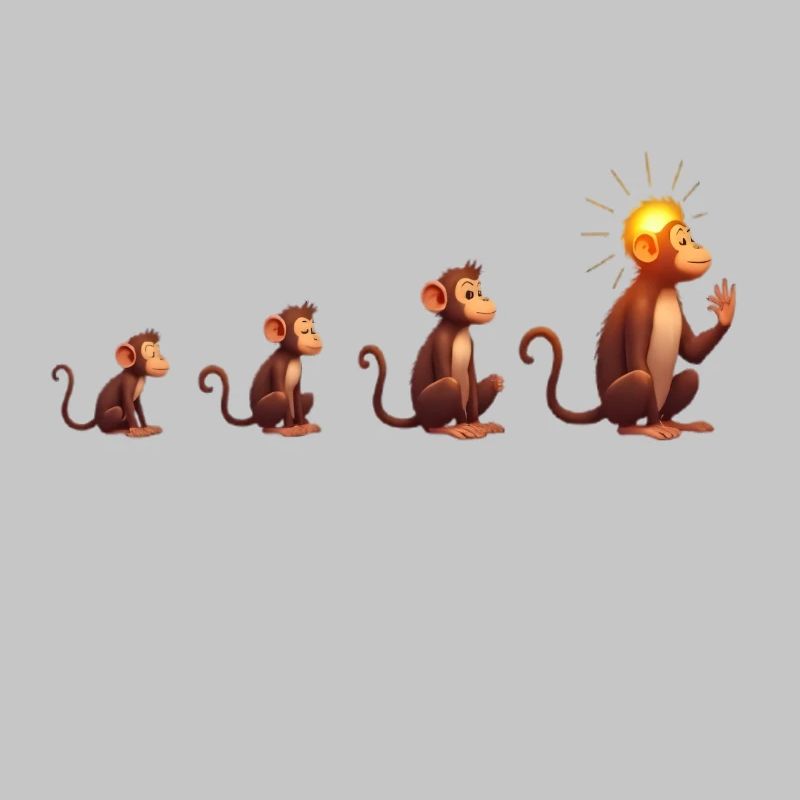 Evolution of sun-headed monkeys