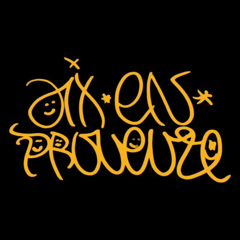 T-shirt souvenir traditionnel d’Aix-en-Provence