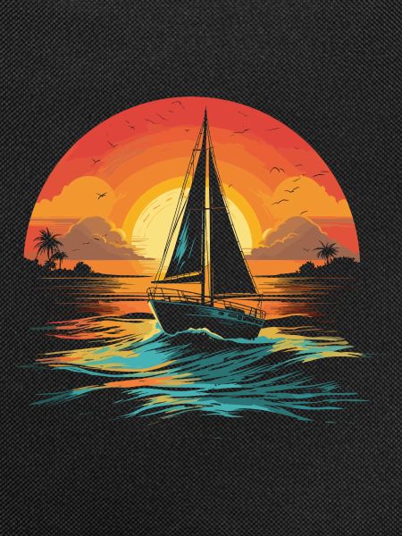 Sailing Illustration