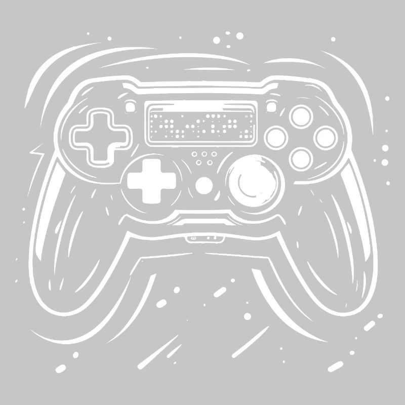 Gaming Controller Drawing