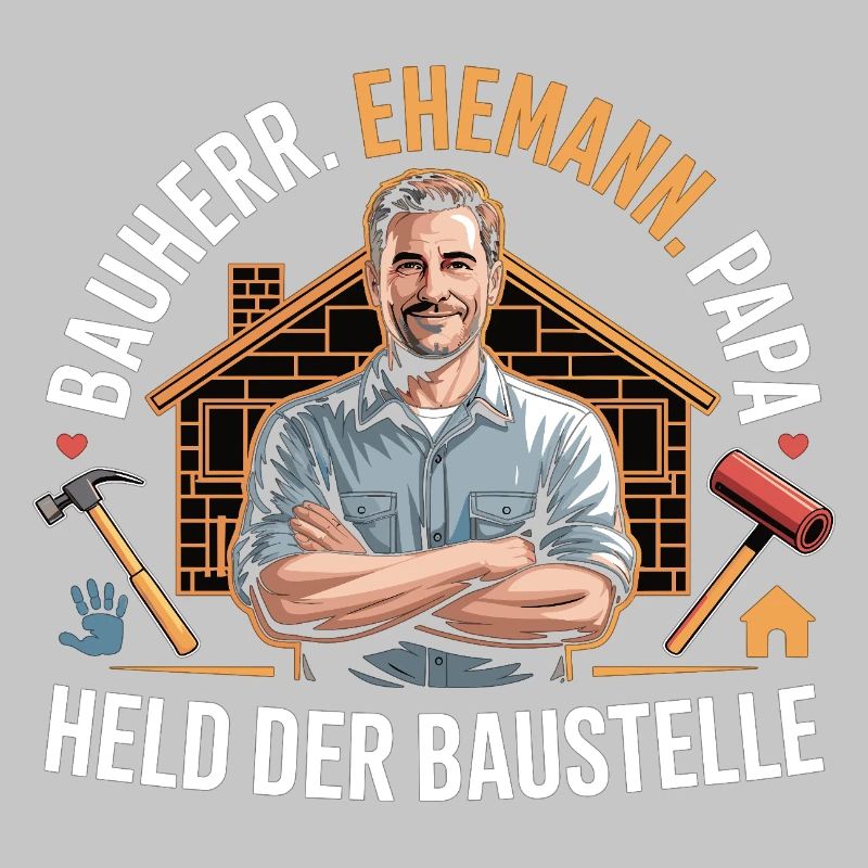 Held der Baustelle – Papa, Ehemann & Bauherr