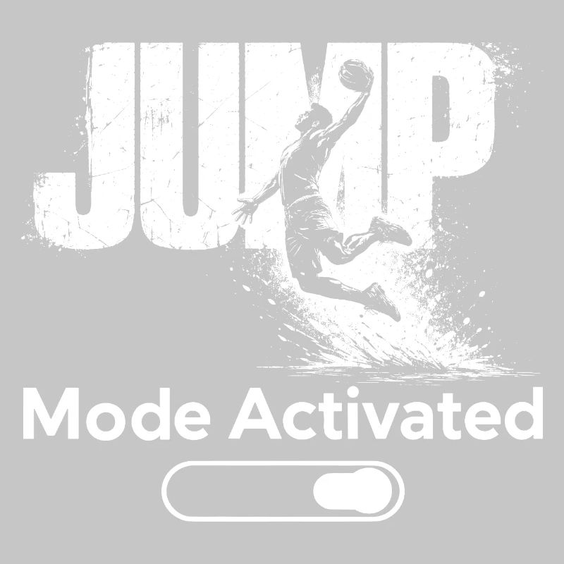 Mode saut, t-shirt activé Basket-dunk