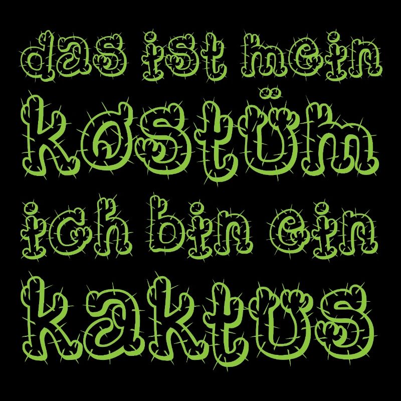 C’est mon costume, je suis un carnaval de cactus