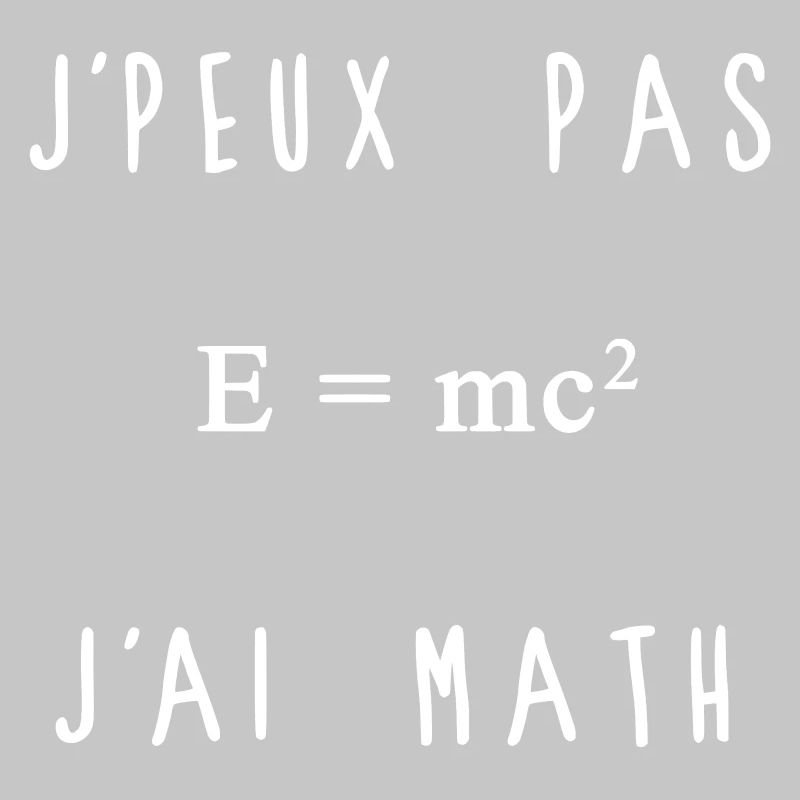 J'peux Pas J'ai Math Blanc