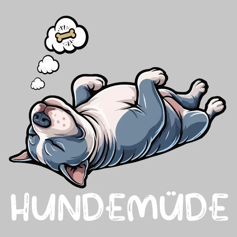 Hundemüde American Bully Bully Pit Bullybesitzer
