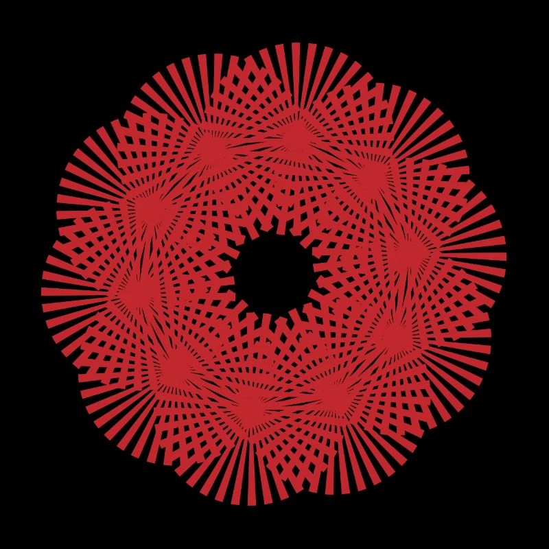 Mandala | Rayons de soleil | Modèle