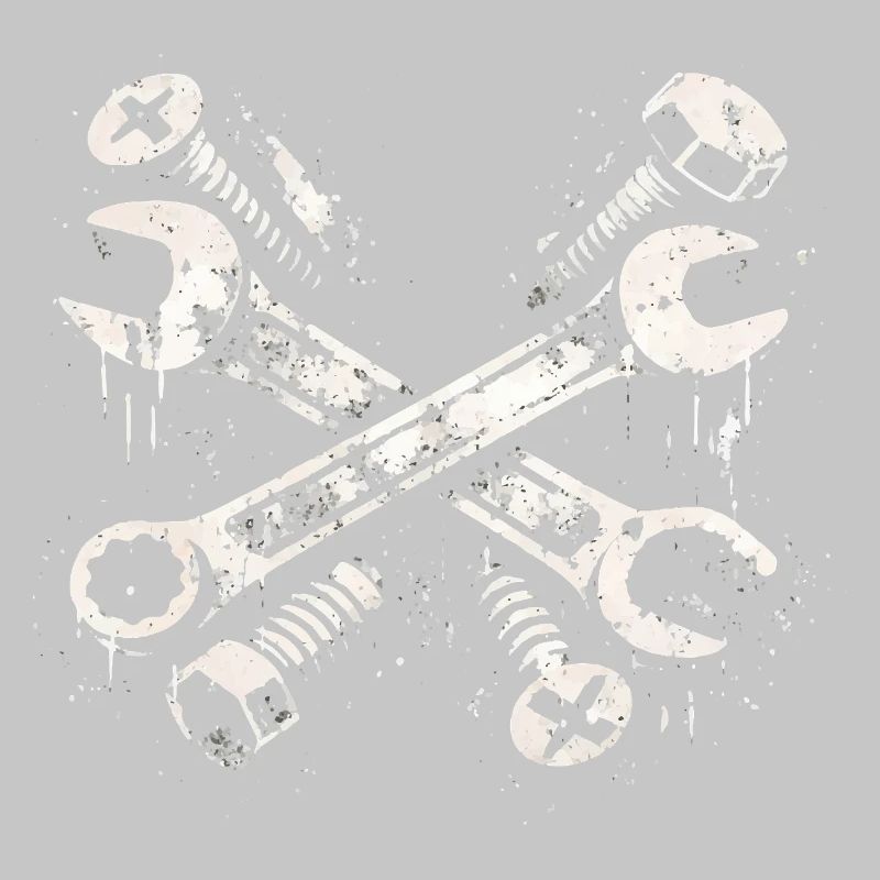 Tool Grunge Design Screwdriver Mechanic