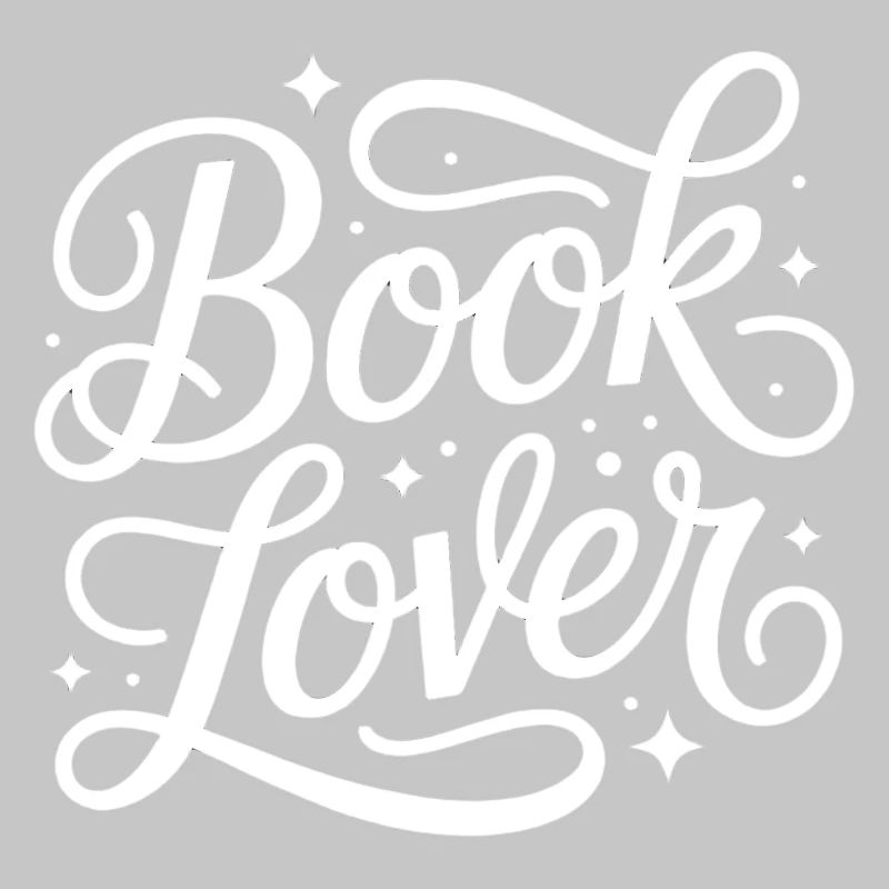 Book Lover Typo Swing