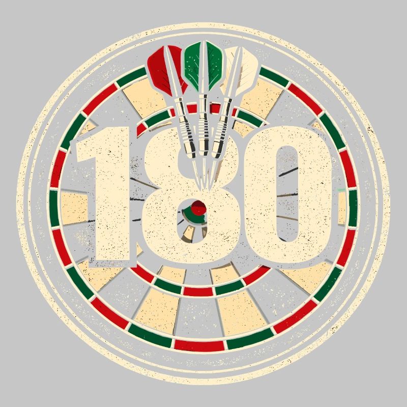 Retro Dartboard 180 Dartboard Darts Player