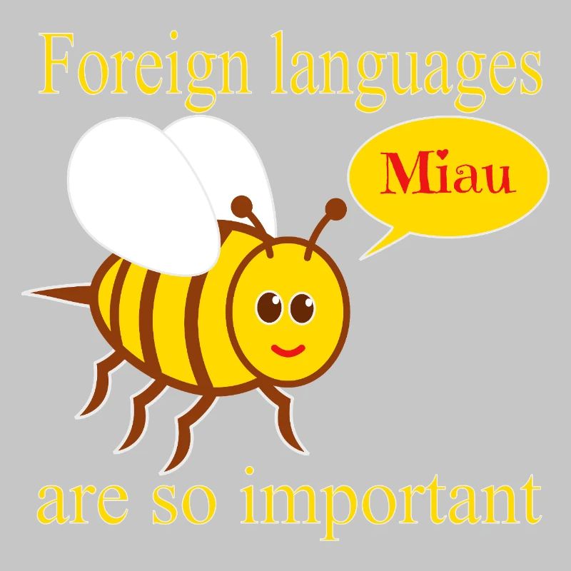 Bee with speech bubble