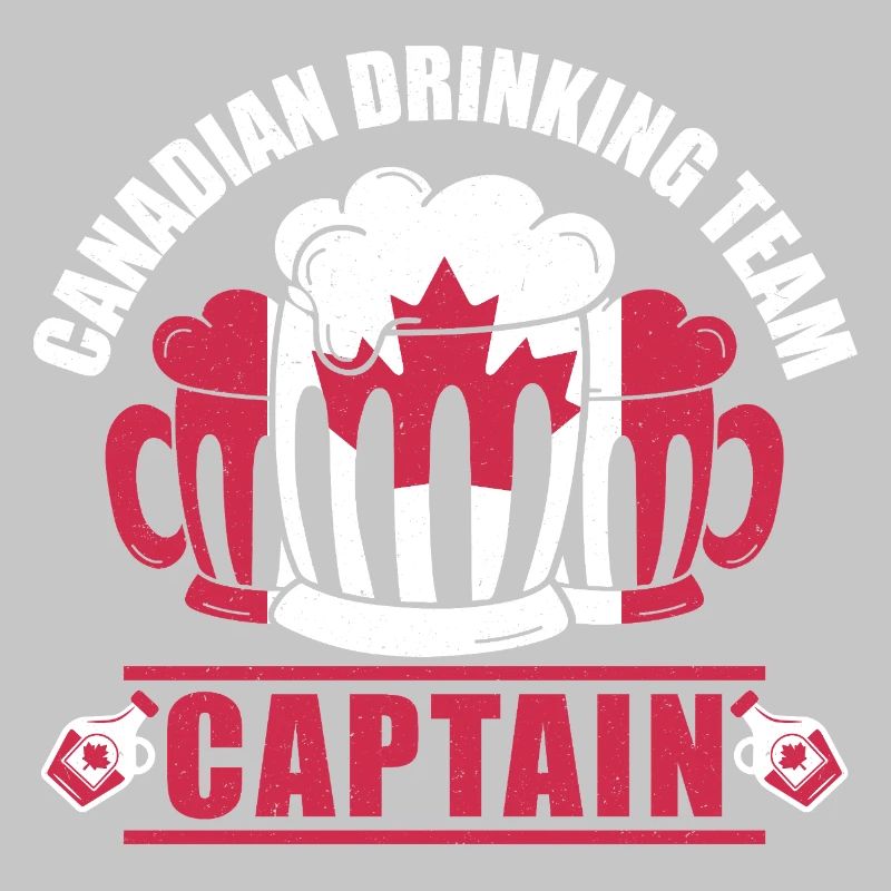 Chope de bière Canada Captain Maple Leaf Party Design
