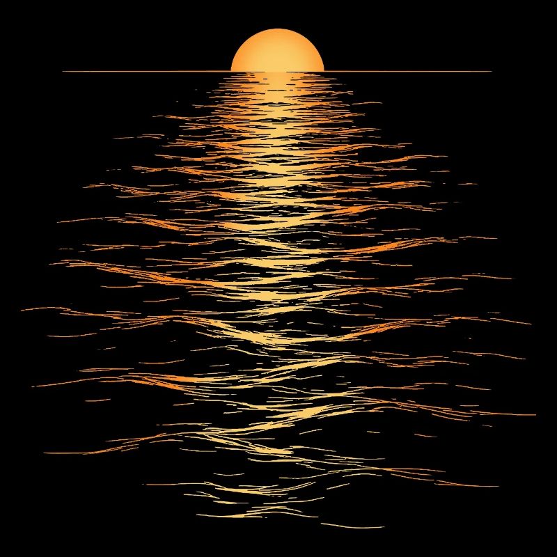 Coucher de soleil Mer